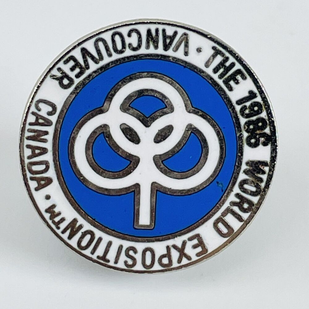 Vintage 1986 Vancouver Canada World Exposition Expo 86 Souvenir Lapel Pin
